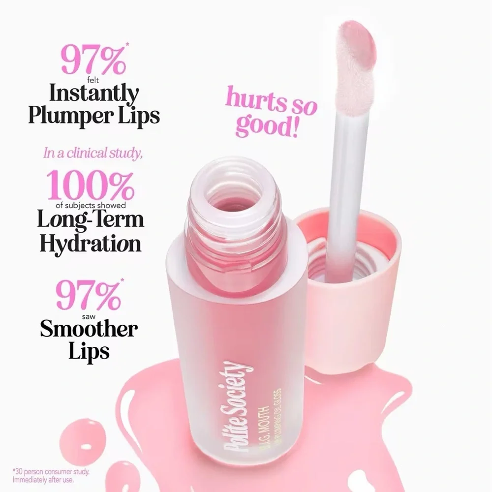 Polite Society B.I.G. Mouth Lip Plumping Oil Gloss